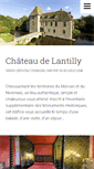 Mobile Screenshot of chateau-lantilly.fr